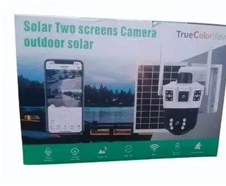 Trueview Solar Two Screen Camera With Outdoor Solar