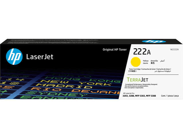 HP TONER 222A YELLOW