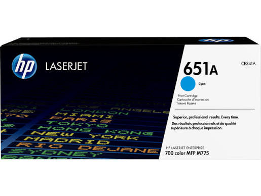 HP TONER 651A CYAN (CE341A)