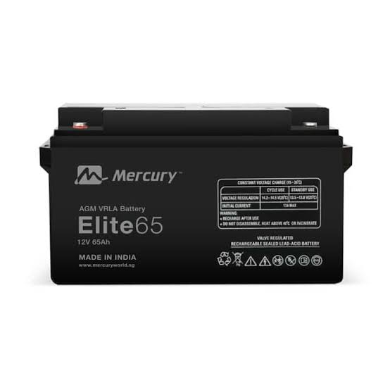 MERCURY ELITE 65AH,12V