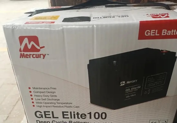 MERCURY ELITE 100AH,12V GEL BATTERY