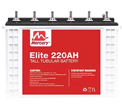 MERCURY  220AH,12V TUBULAR BATTERY