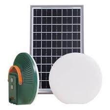 SMK INDOOR SOLAR/AC RECHARGEABLE LAMP WITH 5,000MAH BY 4 LITHIUM BATTERY