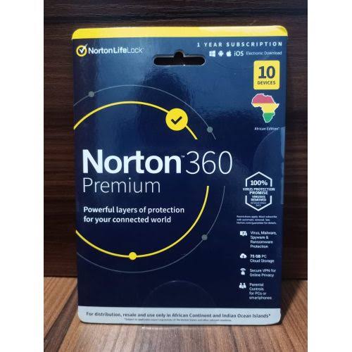 NORTON 360 SECURITY 10 USERS