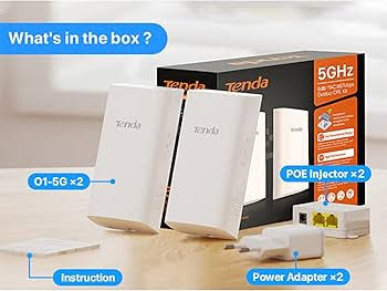 Tenda 5GHz 9dBi 11AC 867 Mbps Outdoor CPE Kit