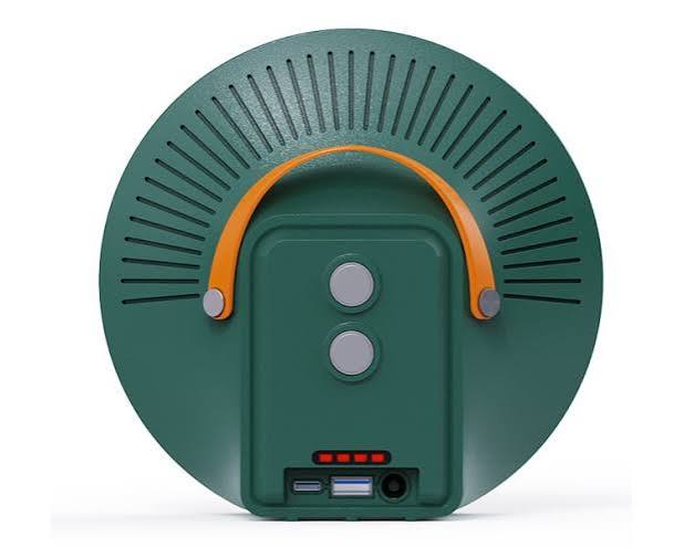 SMK INDOOR SOLAR/AC RECHARGEABLE LAMP WITH 7500MAH LITHIUM BATTERY