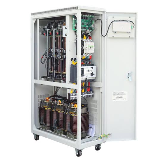 SMK 100KVA 3 PHASE SERVO MOTOR VOLTAGE STABILIZER WITH LED DISPLAY