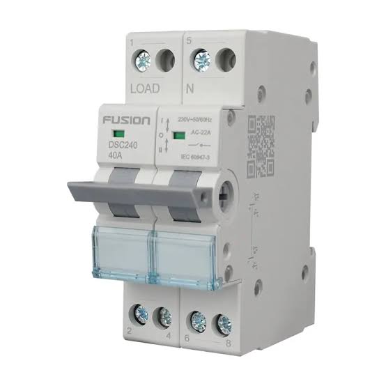 SMK 40A 2-POLE AC CHANGE OVER BREAKER