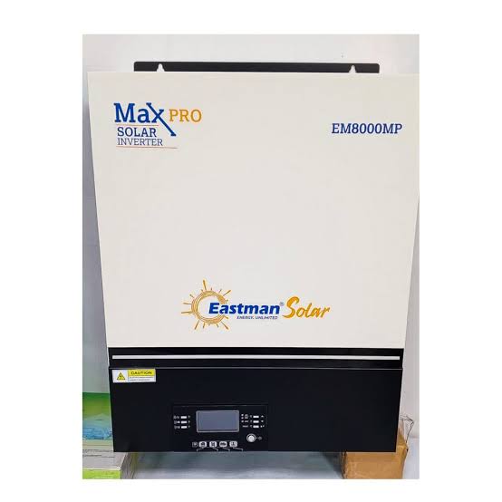 Eastman 8KVA Off Grid Hybrid solar inverter 48V, 8000VA/8000W, Pure sine wave with MPPT Voltage