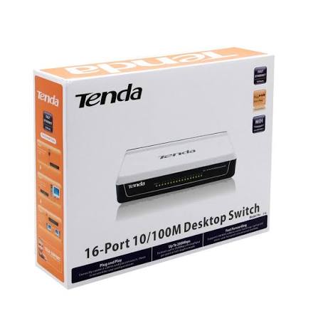 Tenda 16-Port 10/100 Fast Ethernet Desktop switch