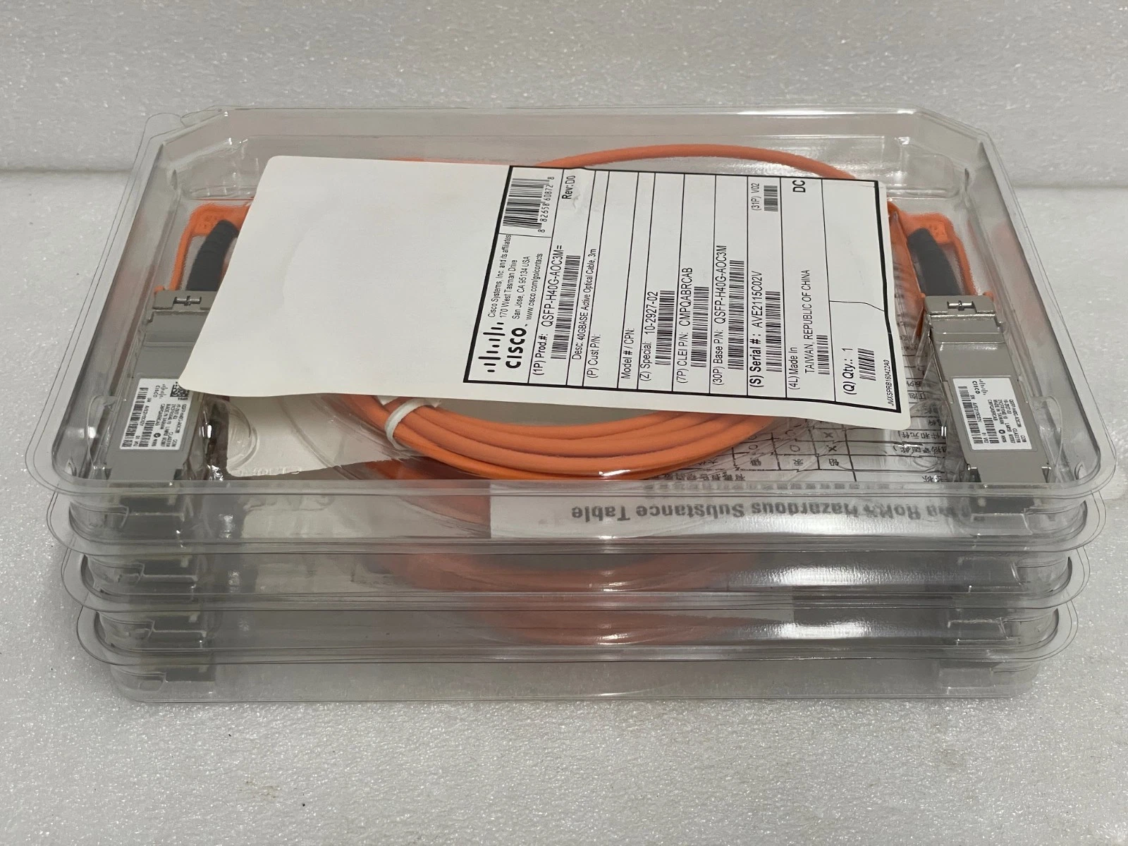 CISCO QSFP-H40G-AOC3M