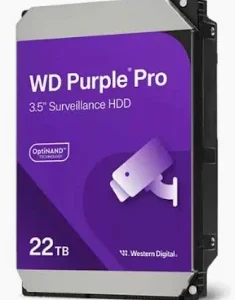 SURVEILLANCE AND DESKTOP HDD 22TB