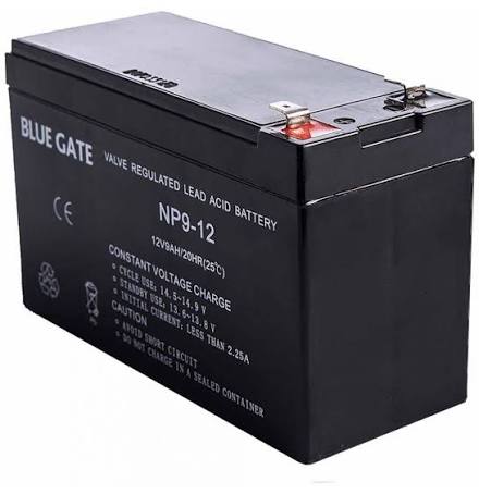 BLUEGATE 12v/9Ah BATTERY