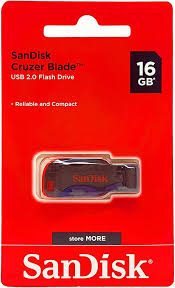 SANDISK CRUZER BLADE  2.0 16GB FLASH DRIVE