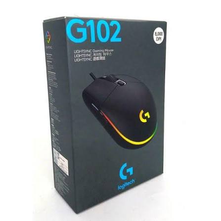 Logitech G102 LIGHTSYNC Gaming Mouse – BLACK – USB –  LIGHTSYNC