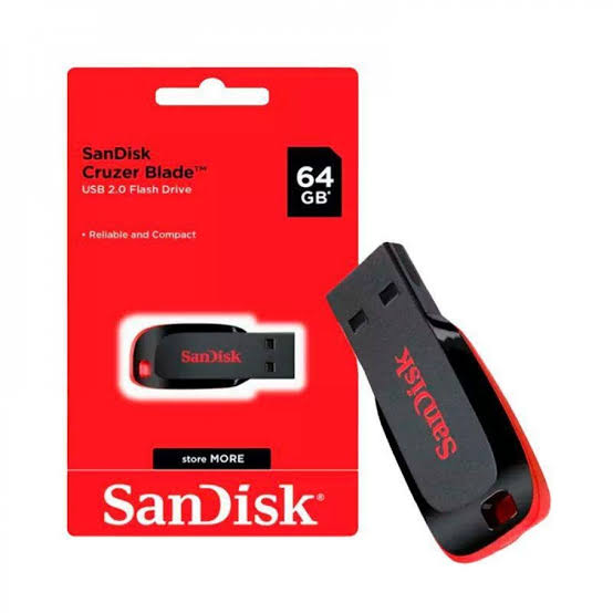 SANDISK CRUZER BLADE 2.0 64GB FLASH DRIVE