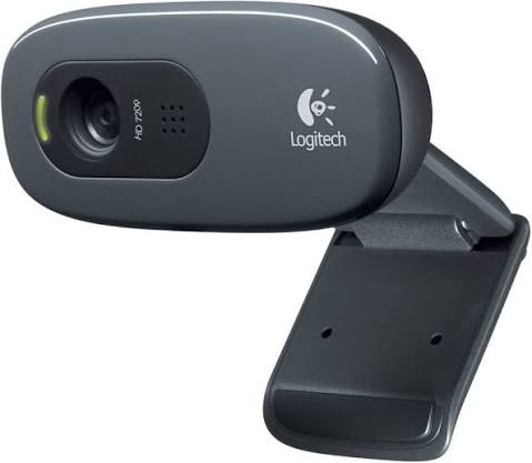 LOGITECH C270 HD Webcam – BLACK – USB