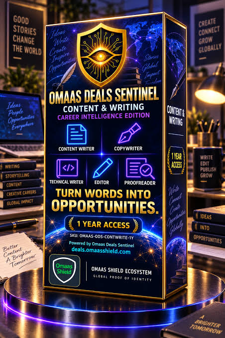 Omaas Deals Sentinel – Content/Writing Career Intelligence Edition