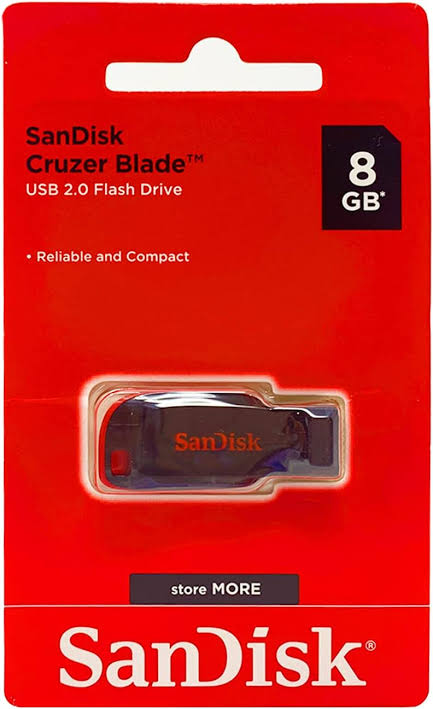 SANDISK CRUZER BLADE 2.0 8GB FLASH DRIVE