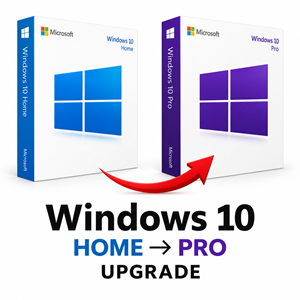 Microsoft Windows 10 Home to Pro Upgrade | 1 PC | Digital Licence