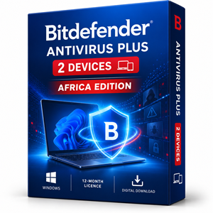 Bitdefender Antivirus Plus, 2 Devices, Africa Edition