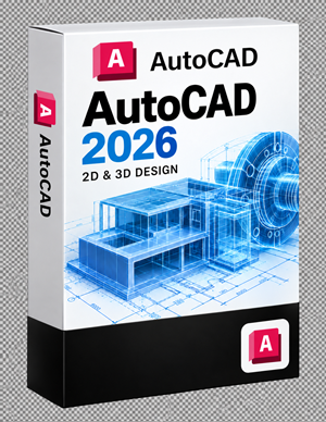 Autodesk AutoCAD 2026, 2D and 3D Design