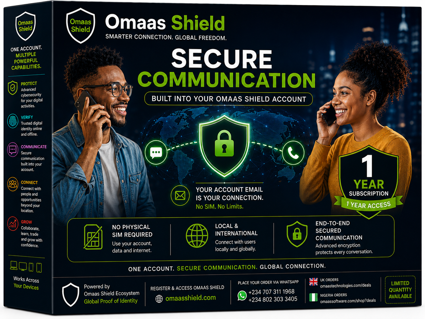 OMAAS SHIELD SECURE COMMUNICATION