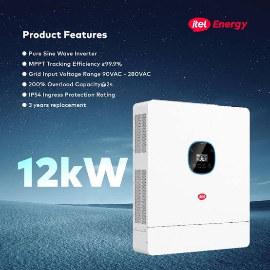 Itel 12kW Single-Phase Hybrid Solar Inverter